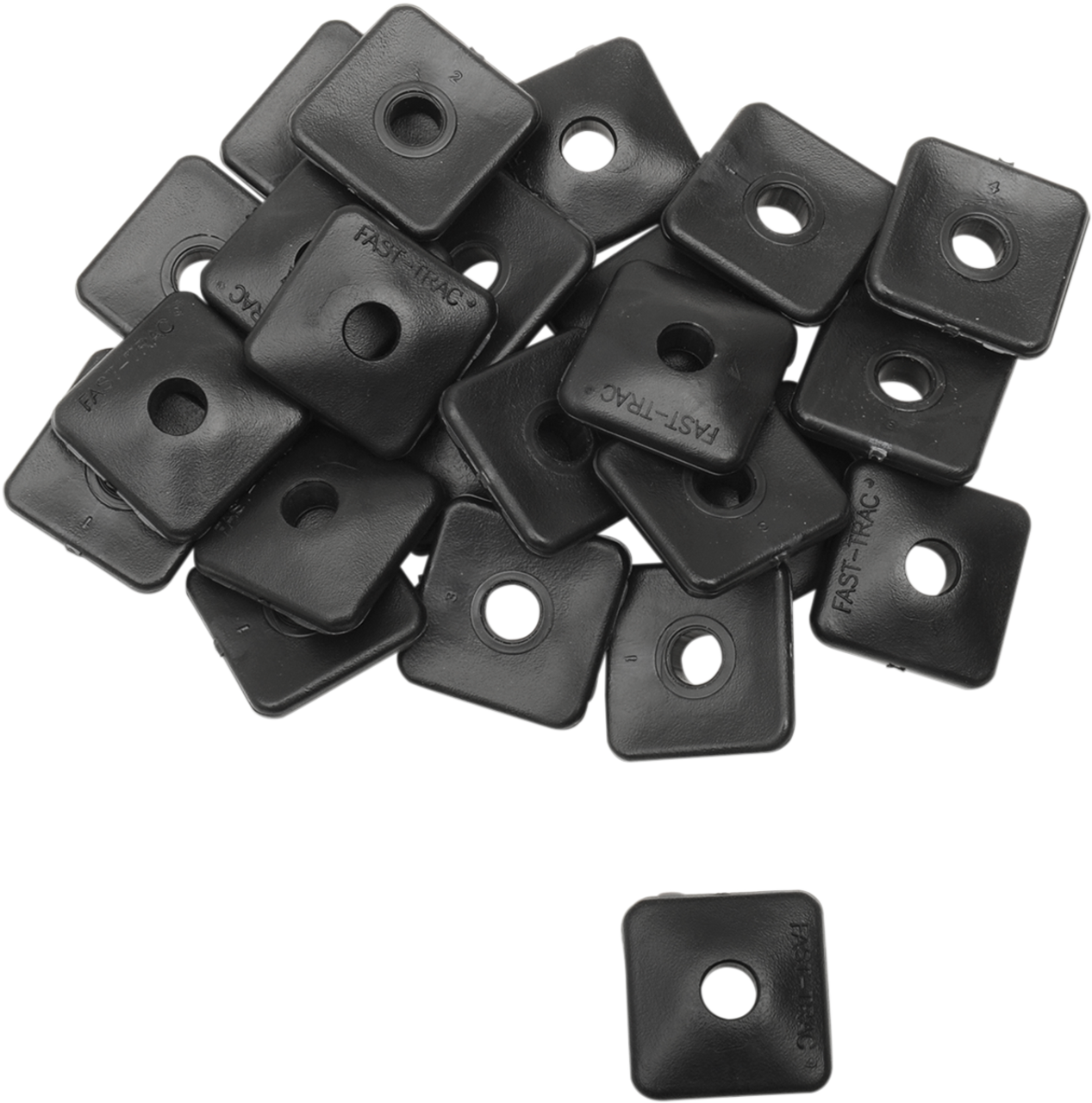 Fast-Trac Air Lite Square Backer Plates Black 96 Pack 200SX-96