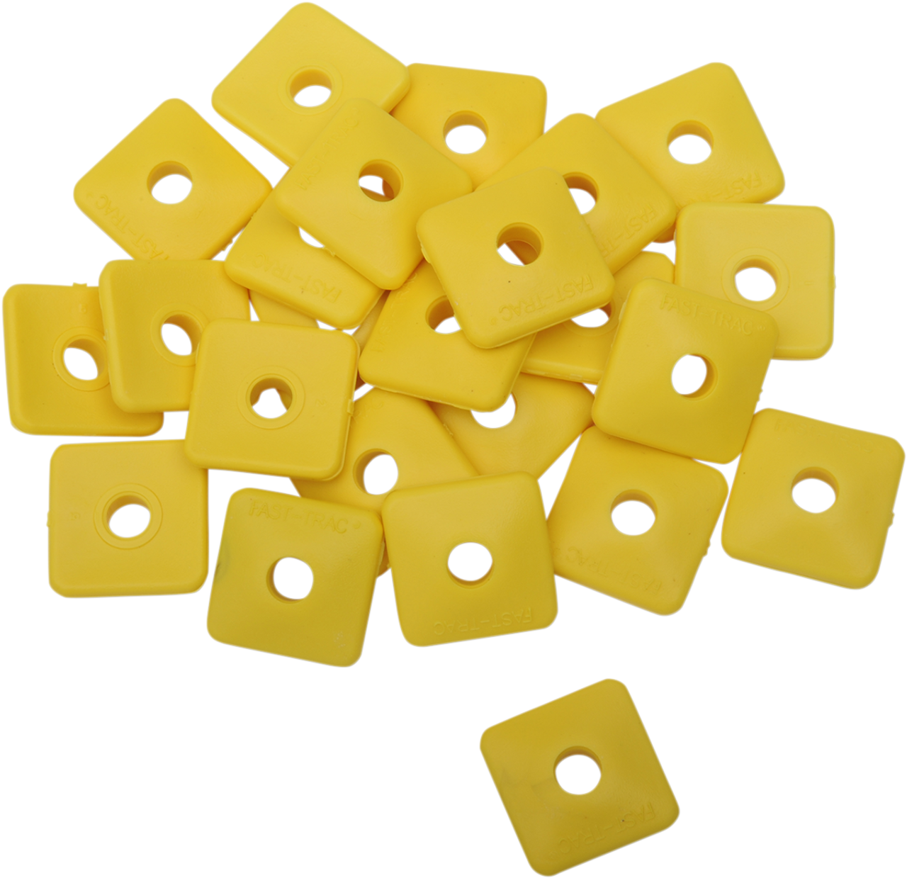 Fast-Trac Air Lite Square Backer Plates Yellow 5/16in Thread 96 Pack 207SY-96