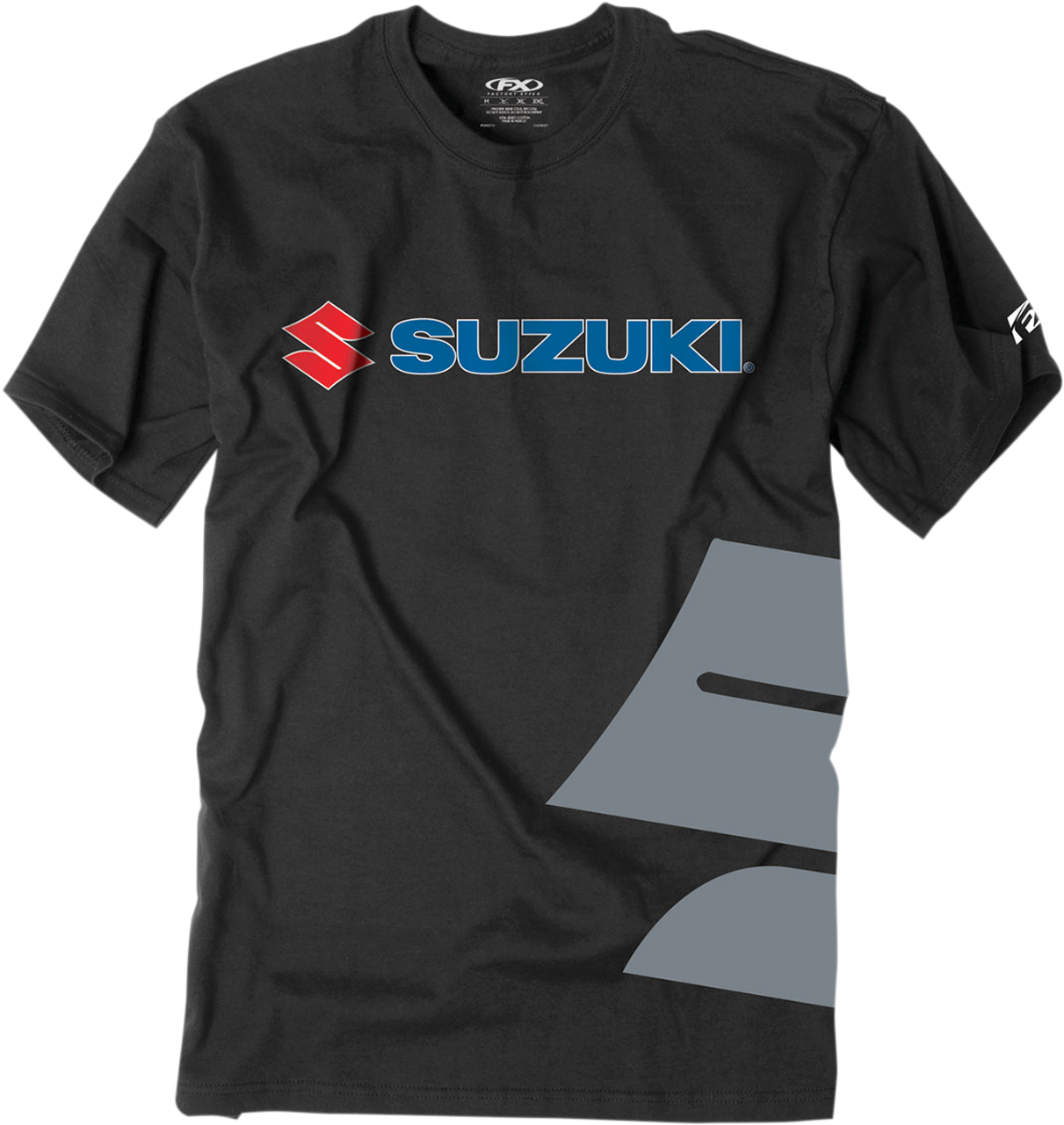 FACTORY EFFEX Suzuki Big S T-Shirt - Black - Medium 15-88470