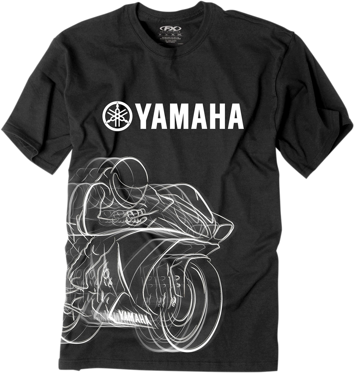 FACTORY EFFEX YAMAHA R1 T-Shirt - Black - Medium 16-88280