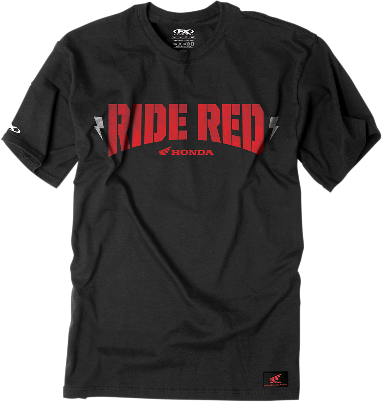 FACTORY EFFEX Honda Bolt T-Shirt - Black - Large 16-88322