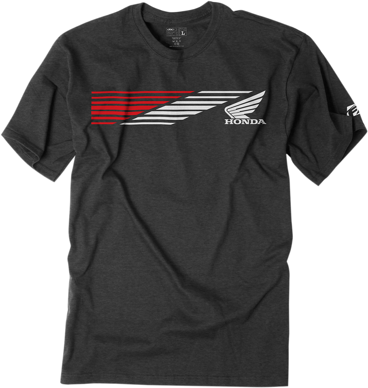 FACTORY EFFEX Honda Speed T-Shirt - Charcoal - Large 19-87304