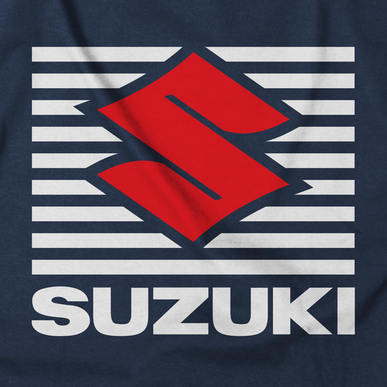 FACTORY EFFEX Suzuki Shutter T-Shirt - Navy - Large 20-87404
