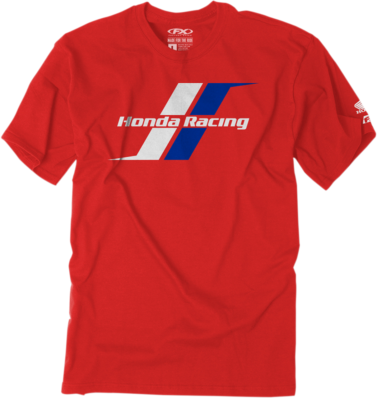 FACTORY EFFEX Honda Stripes T-Shirt - Red - XL 22-87306
