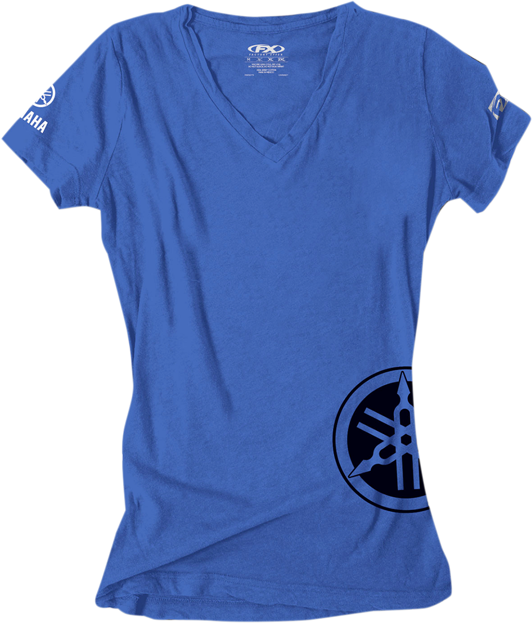 FACTORY EFFEX Women's Yamaha T-Shirt - Royal Blue - Medium 17-87242