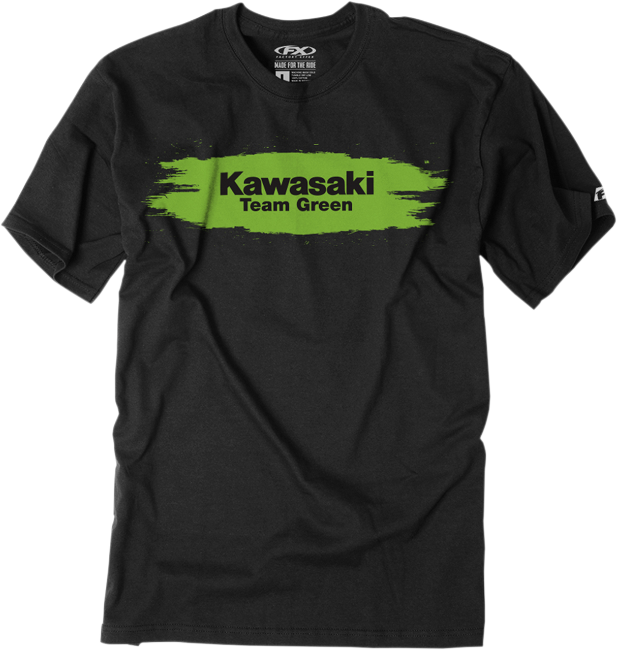 FACTORY EFFEX Youth Kawasaki Teamgreen T-Shirt - Black - XL 22-83106
