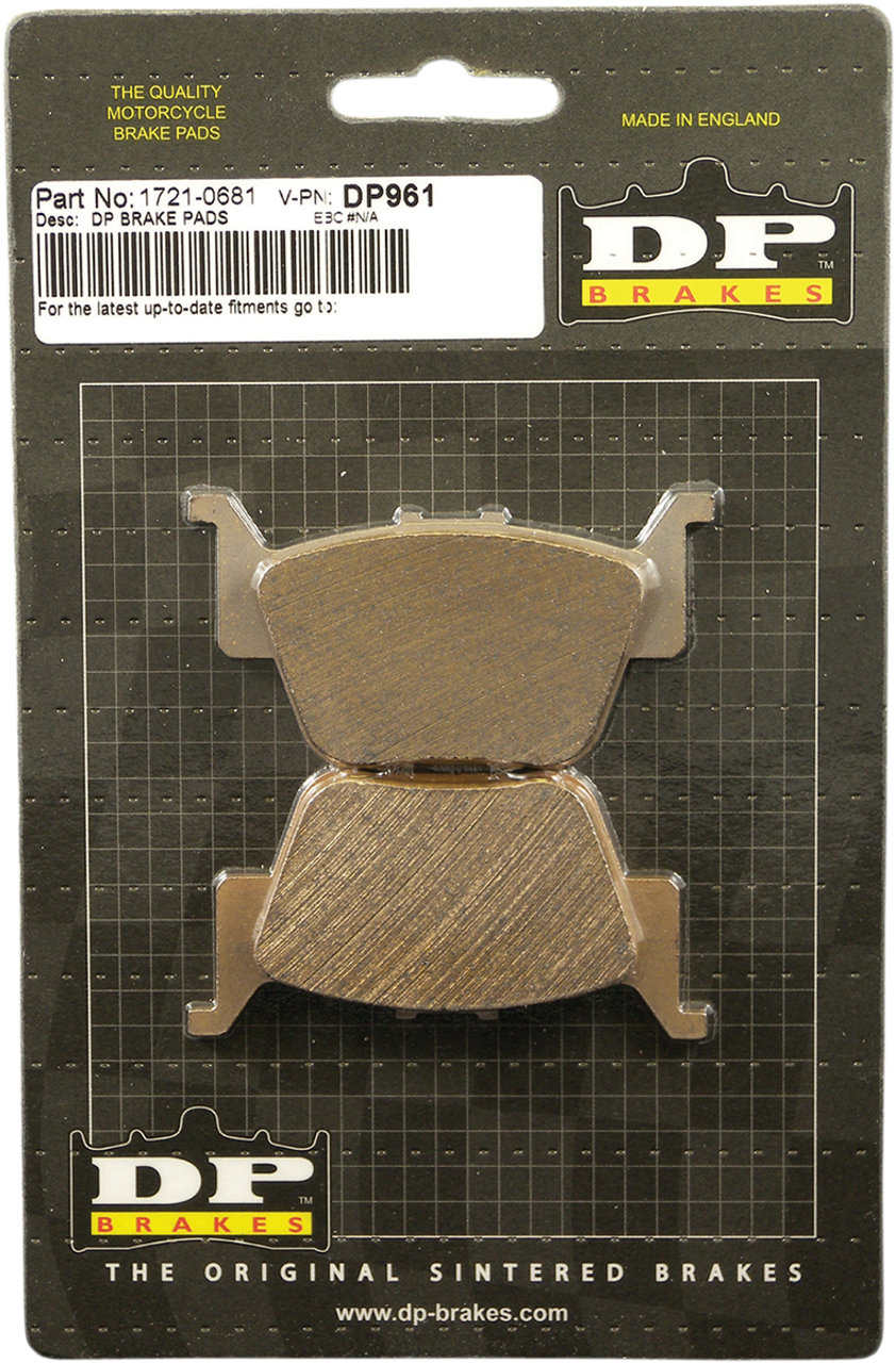 DP BRAKES Standard Brake Pads - Honda DP961