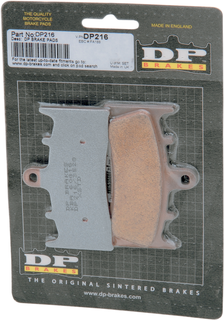 DP BRAKES Standard Brake Pads - Kawasaki/Suzuki DP216