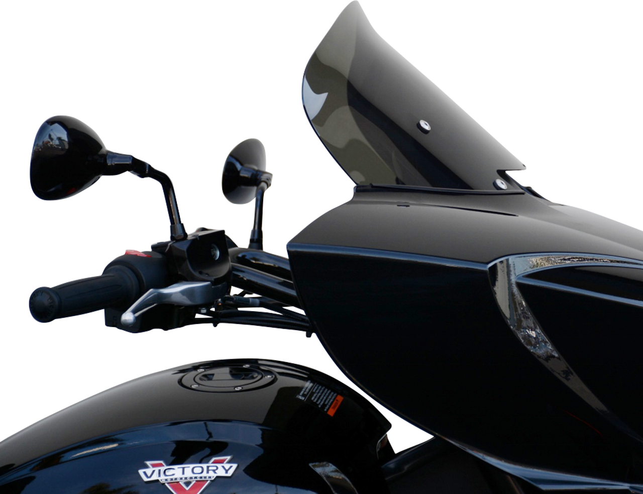 WIND VEST Windshield - Dark Smoke - 11" - Victory 64-1140