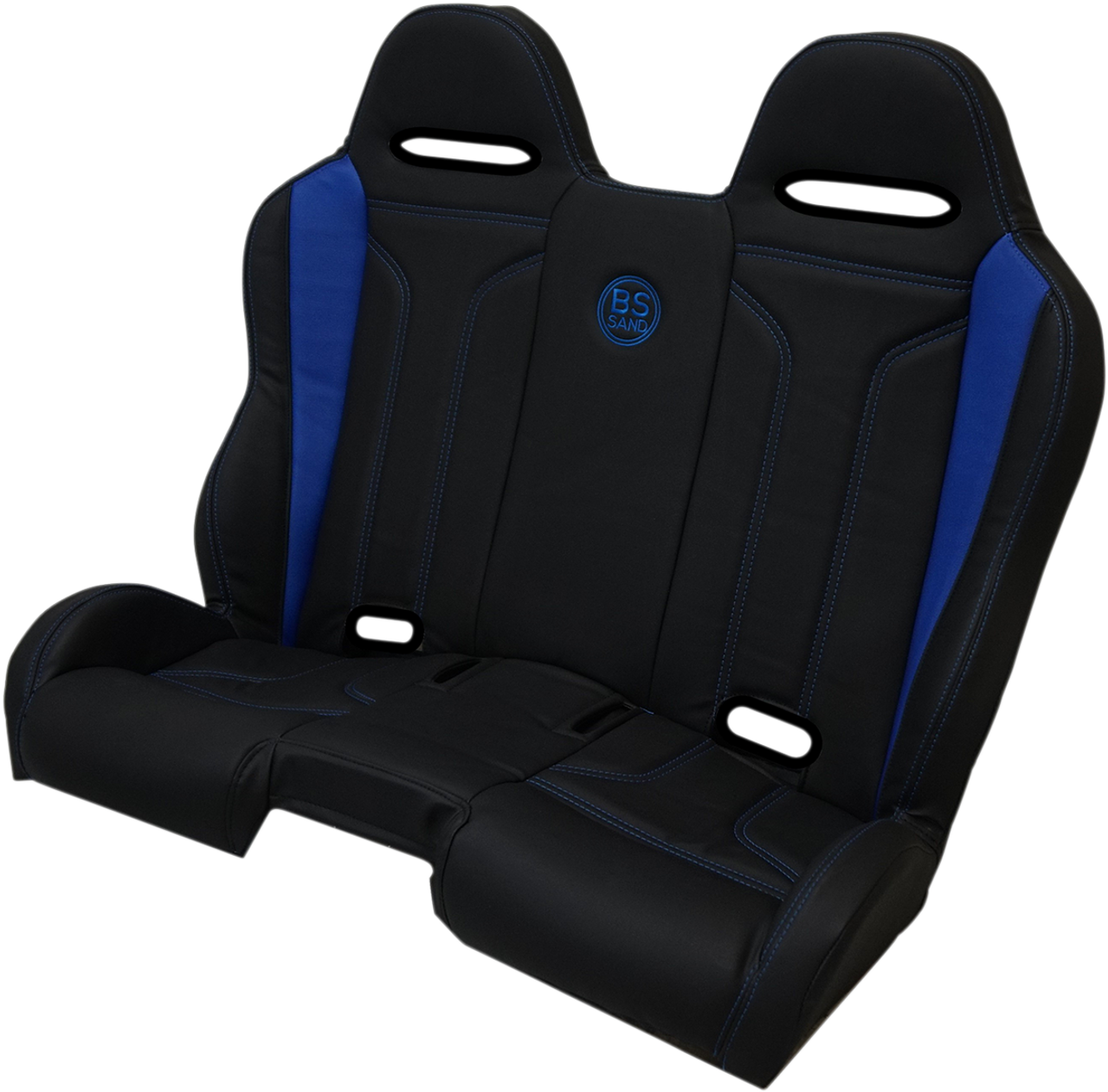 BS SANDS Performance Bench Seat - Black/Blue PEBEBLDTR
