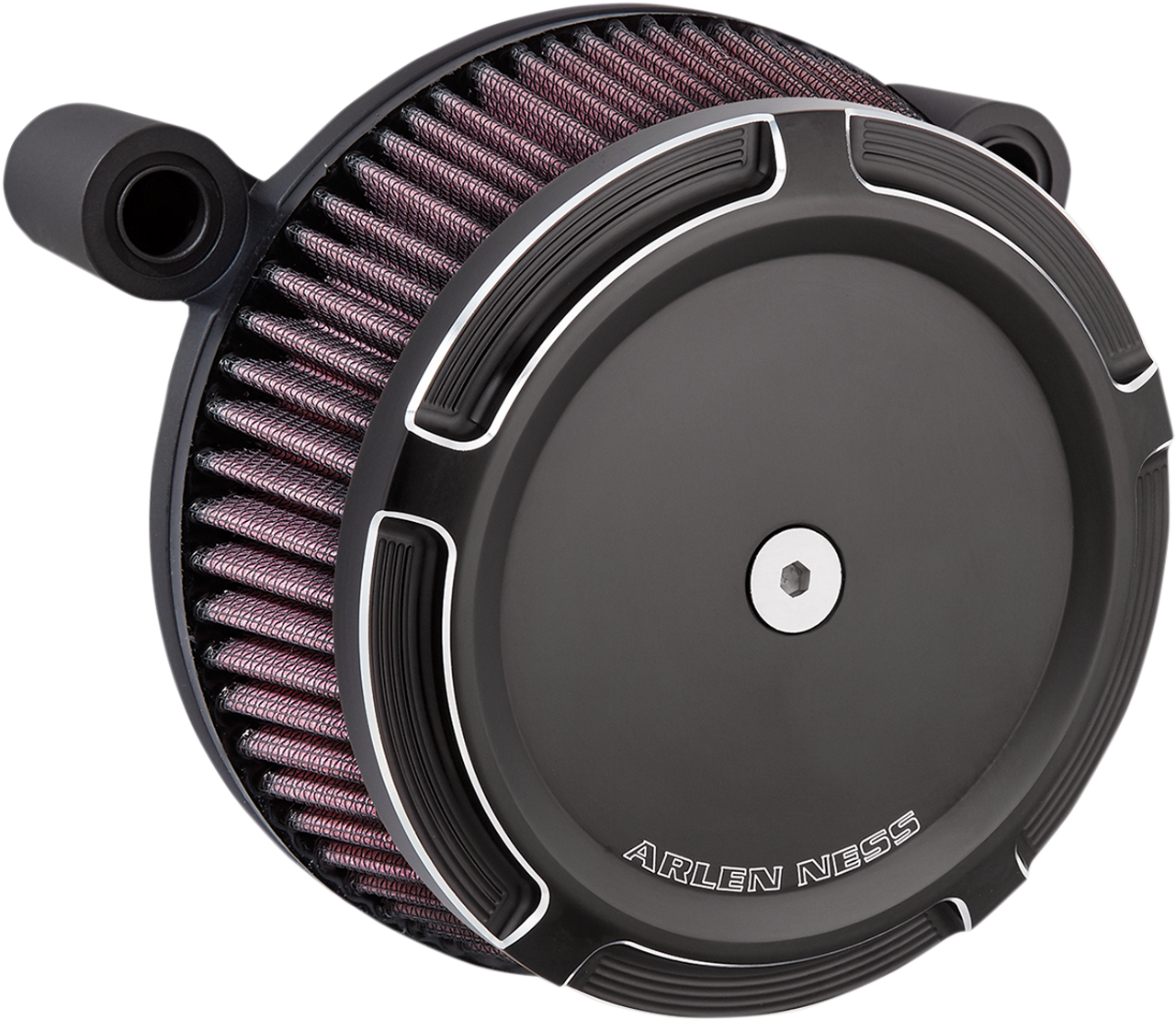 ARLEN NESS Beveled Synthetic Stage-1 Air Cleaner - Black 50-841