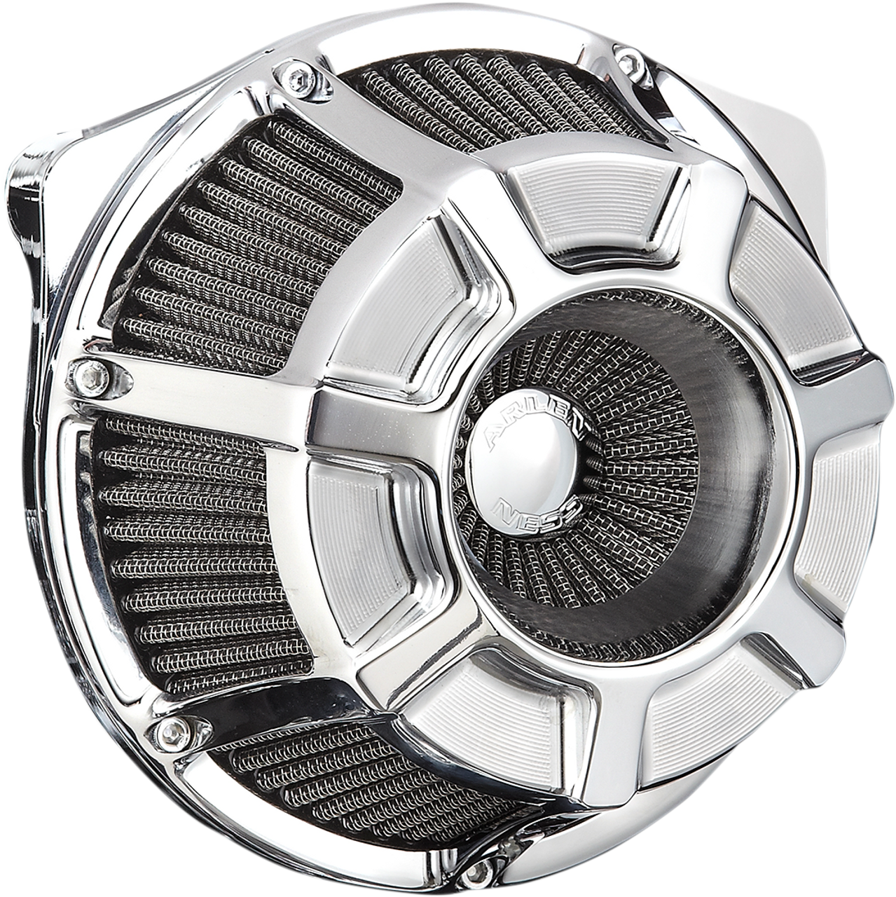 ARLEN NESS Beveled Air Cleaner - Chrome 18-918