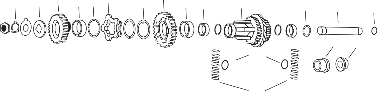 ANDREWS Countershaft - 2nd Gear 202160