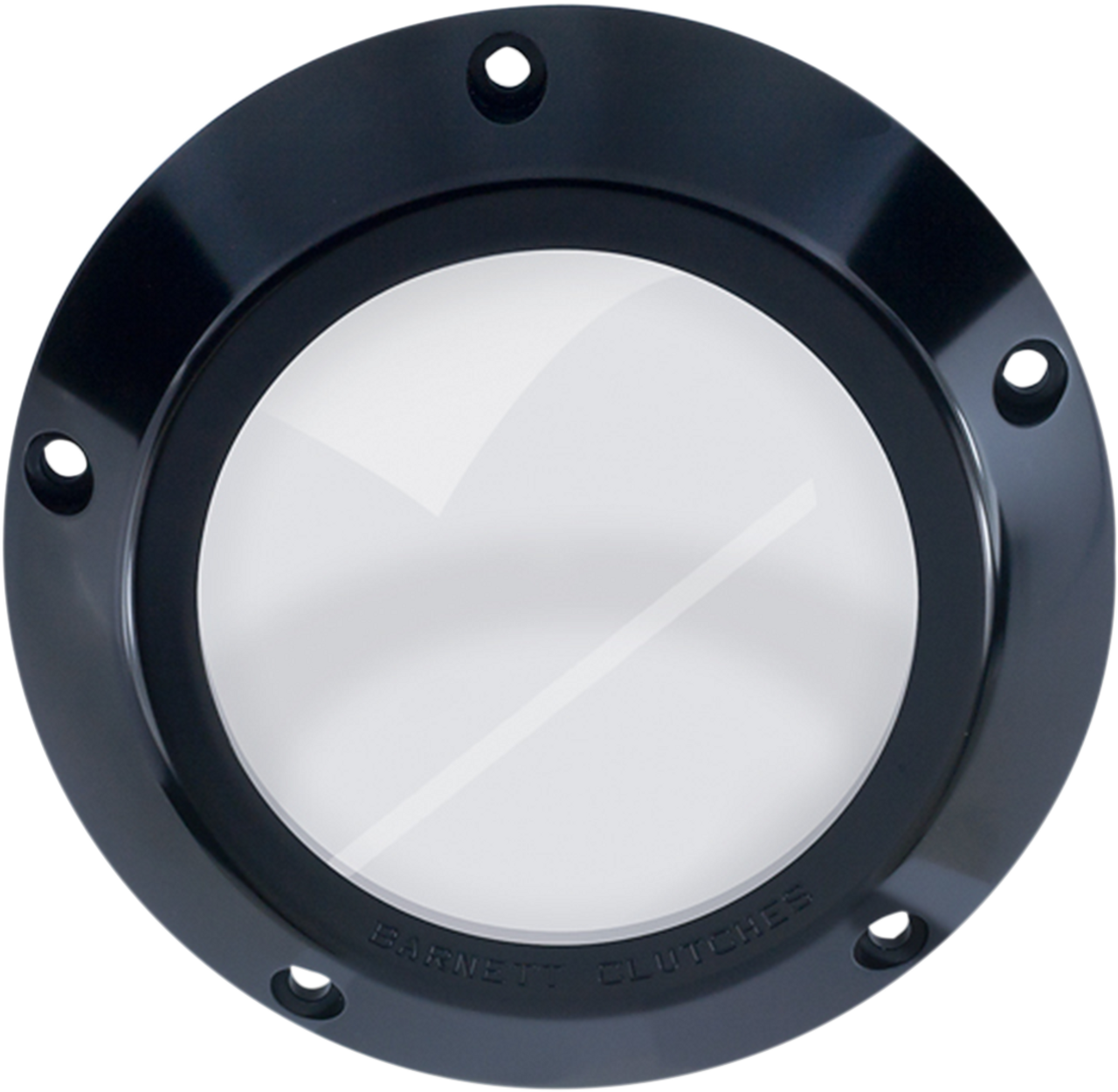 BARNETT '99-'06 Big Twin Black/Clear Derby Cover 343-30-44006