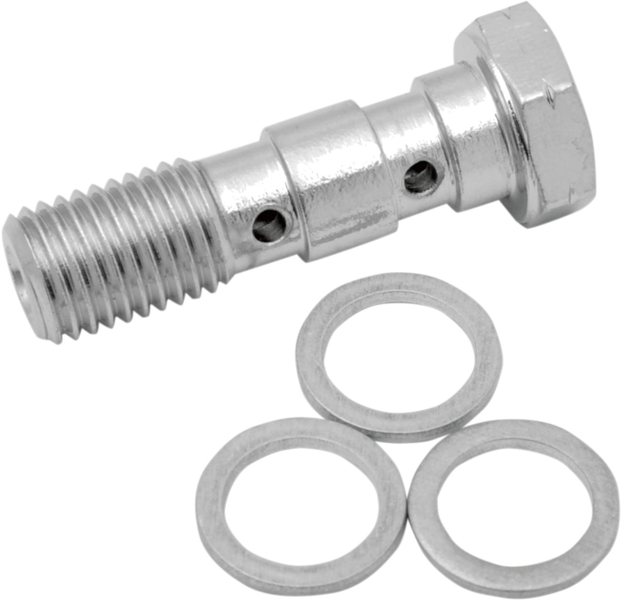 DRAG SPECIALTIES Banjo Bolt -10 mm x 1.25 mm - Double 31170