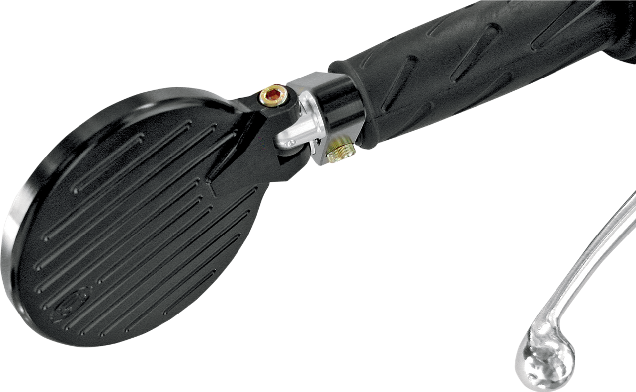 JOKER MACHINE Folding Bar-End Mirror - 2-1/4" - Black 09-302B