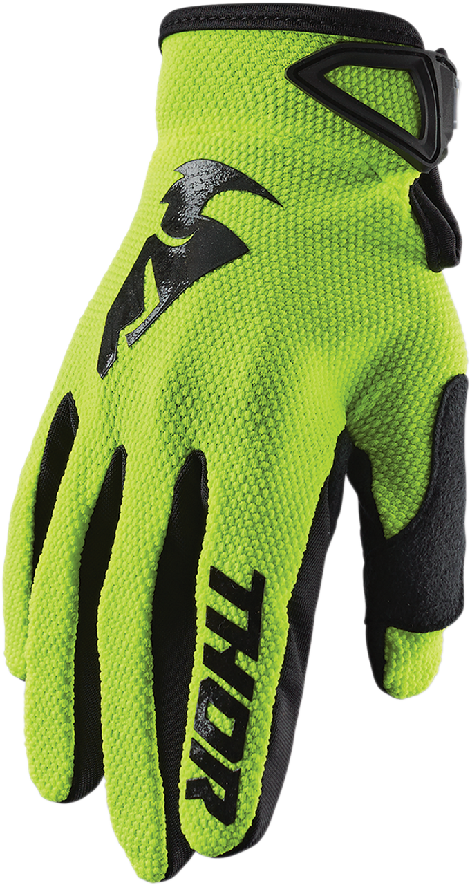 THOR Youth Sector Gloves - Acid - Large 3332-1535
