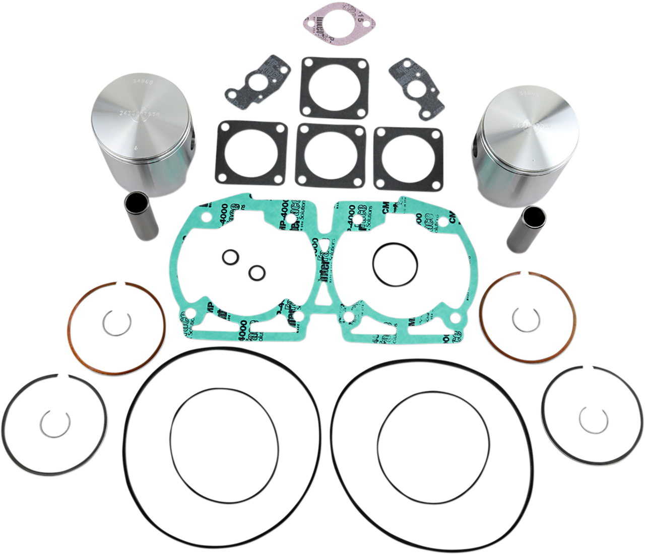 Wiseco Piston Kit 78.50mm 670 H.O. 1998-1999 Ski-Doo MXZ 670 HO Summit 700 X SK1312