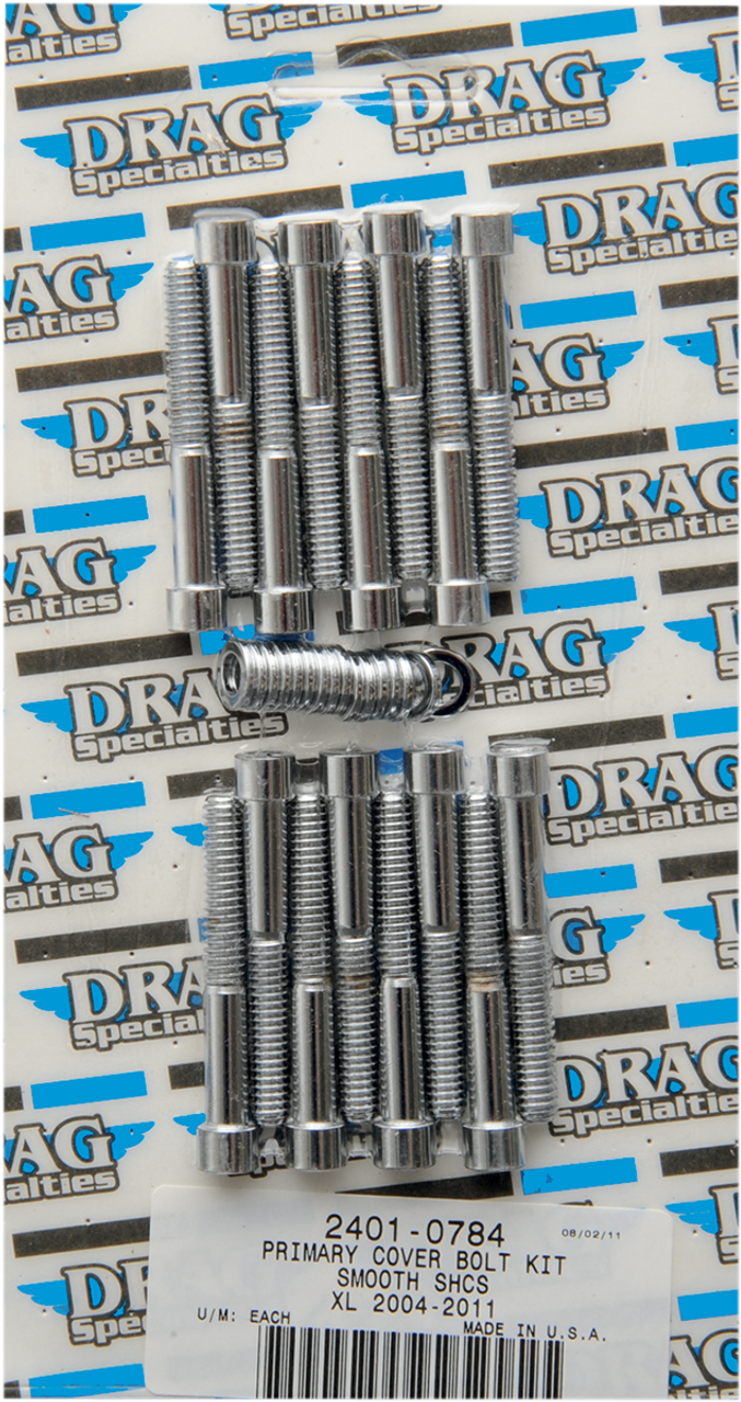 DRAG SPECIALTIES Smooth Primary Bolt Kit - XL MK685S