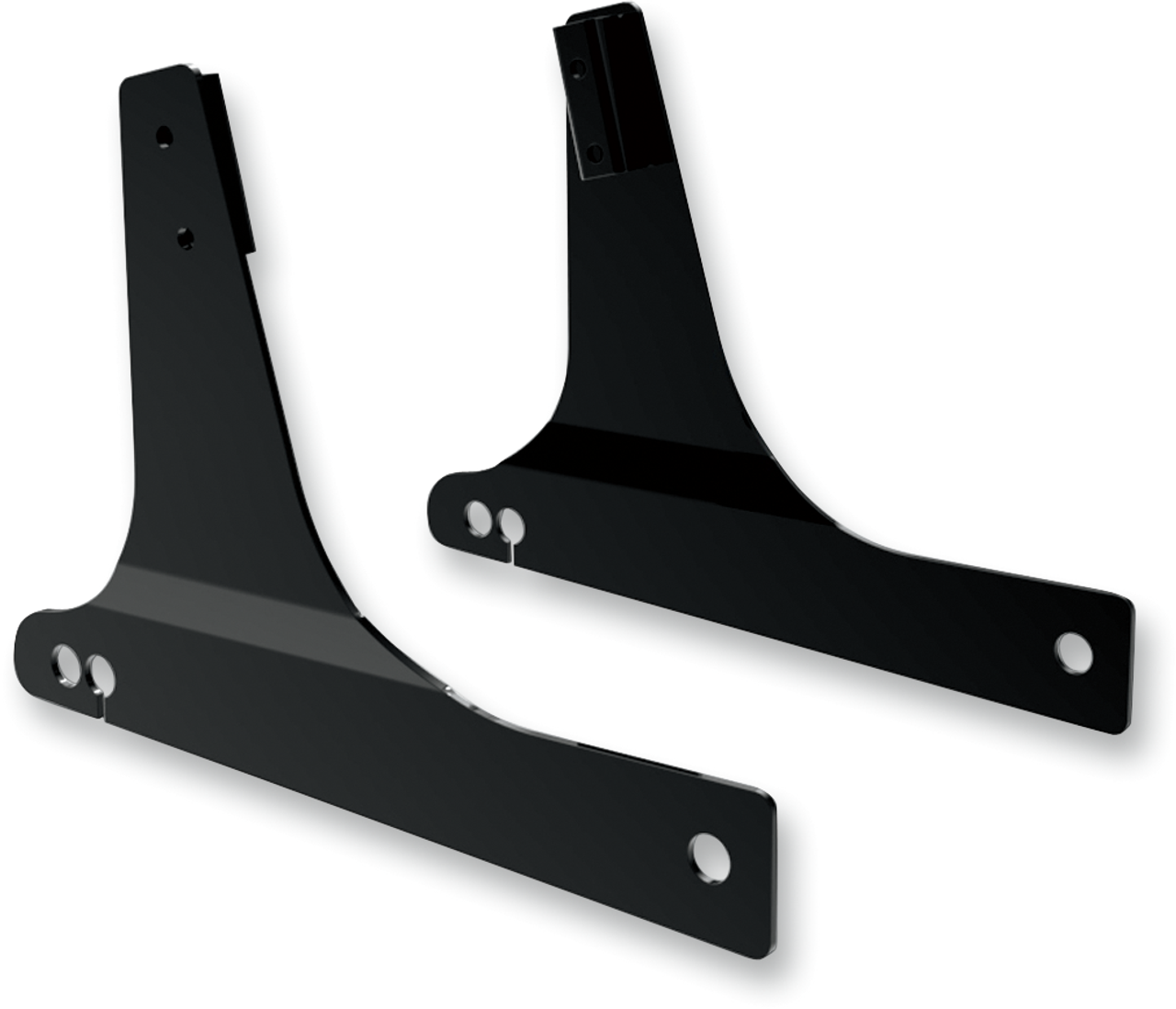 Khrome Werks Side Plates Black 263840 for Harley FXD 2006-2017