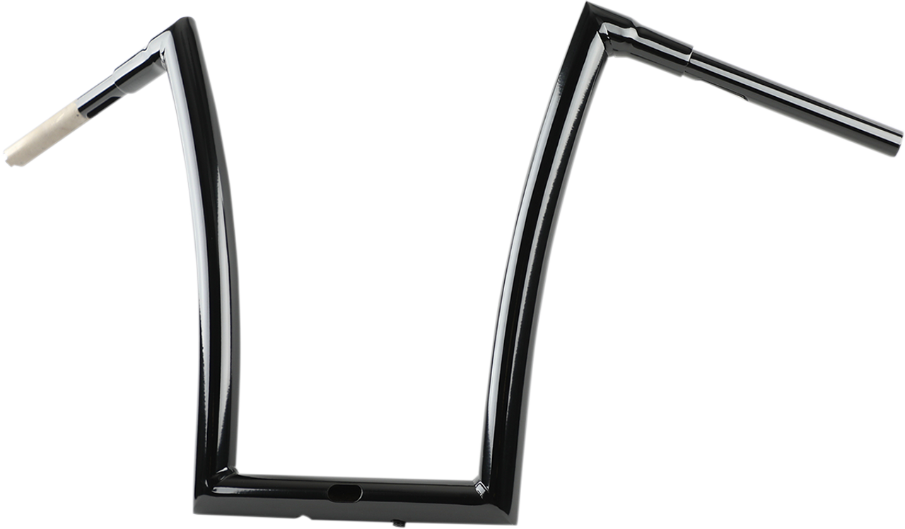 TODD'S CYCLE Handlebar - 1-1/2" Strip - Touring - 17" - Gloss Black 0601-5204
