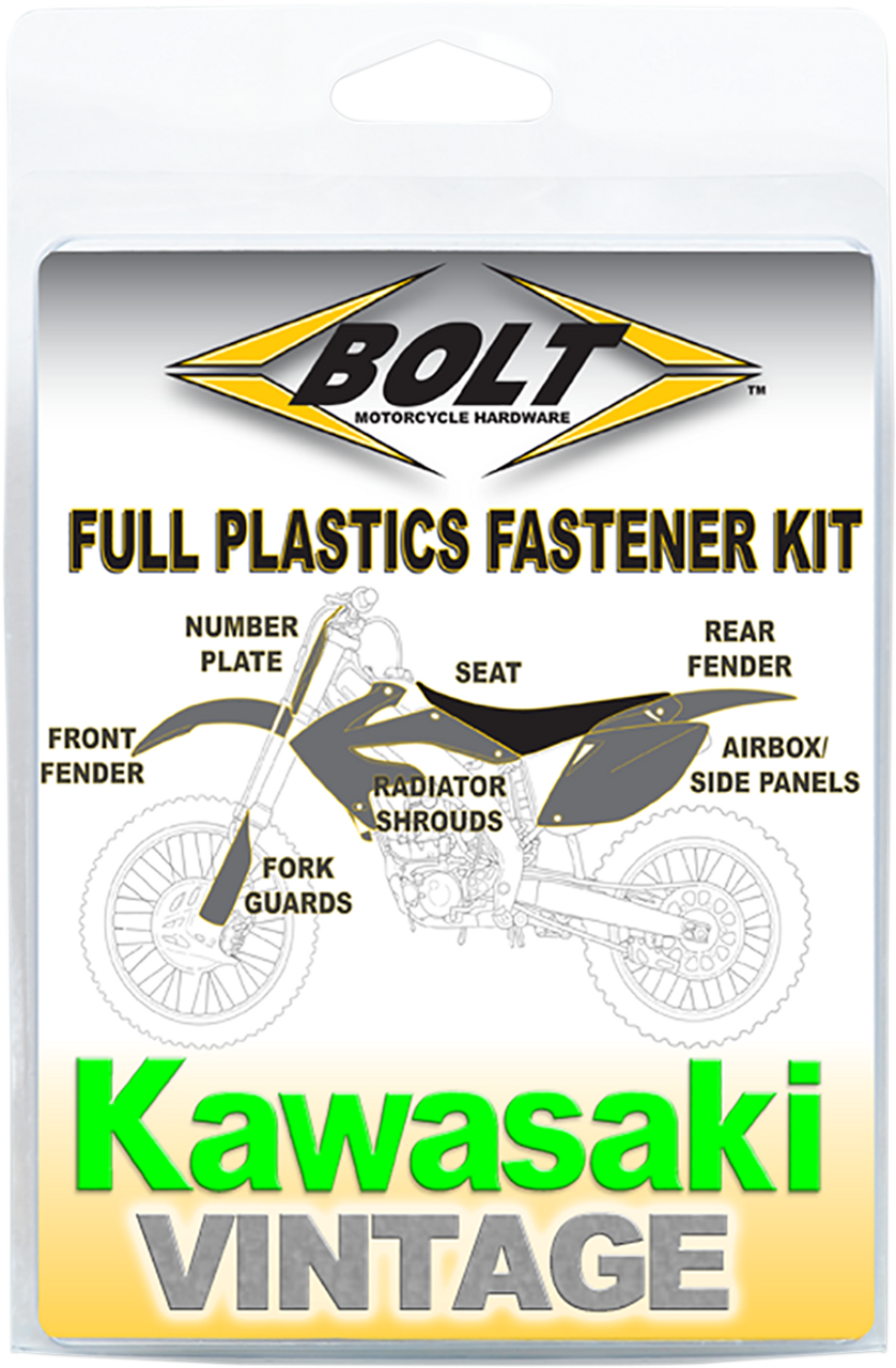 BOLT Body/Plastics Fastener Kit - Kawasaki - KX KAW-9497104
