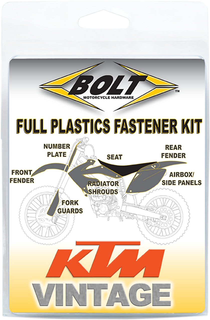 BOLT Body/Plastics Fastener Kit - KTM KTM-9397101