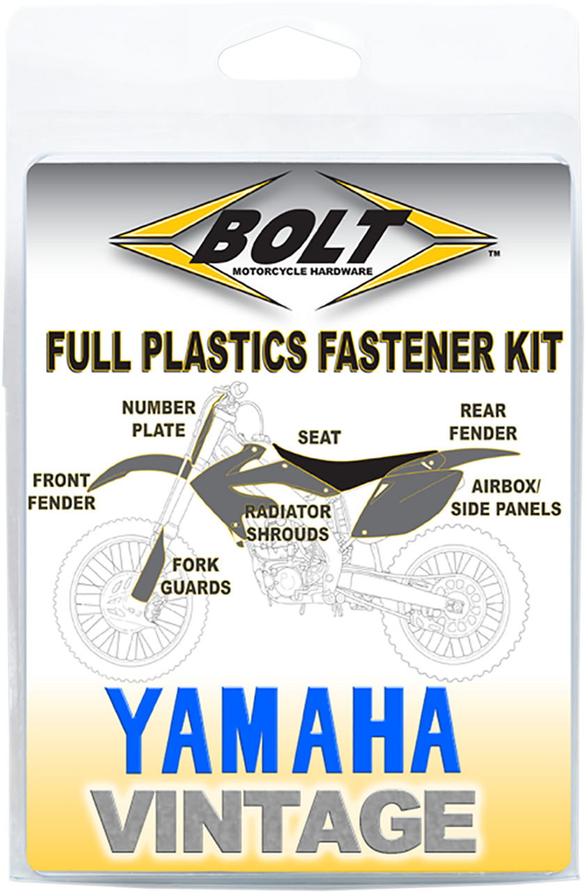 BOLT Body/Plastics Fastener Kit - Yamaha - YZ YAM-9802201