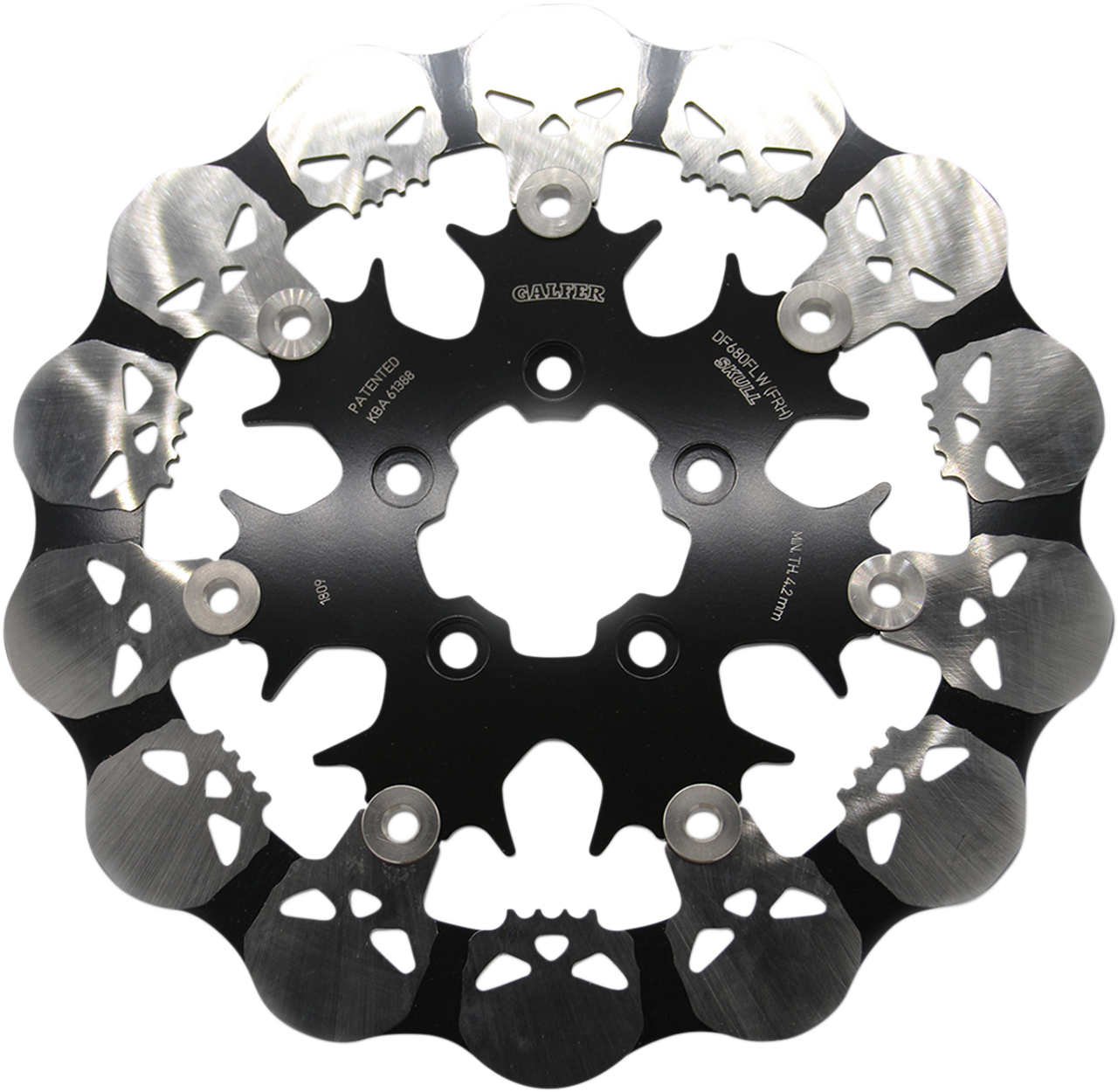 GALFER Skull Front Rotor - Floating Mount DF680FRH