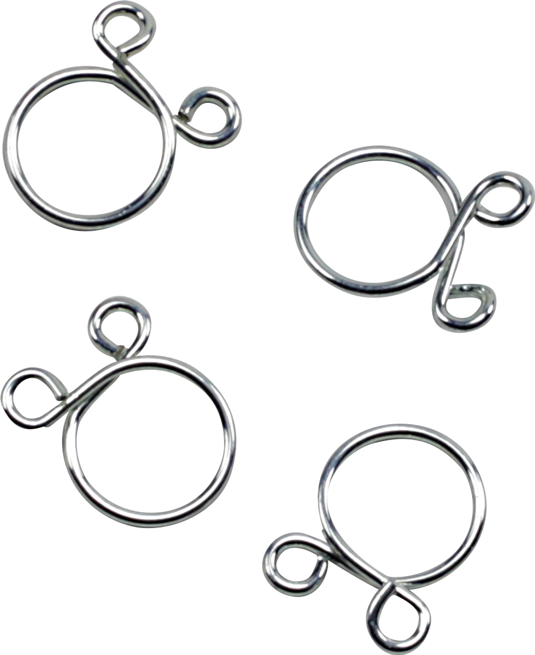 FUEL STAR Wire Clamp Refill - Silver - 4-Pack FS00051